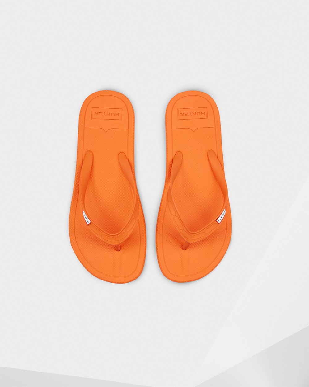 Hunter Flip Flops Oransje - Dame Original - Norge JKITYU-129